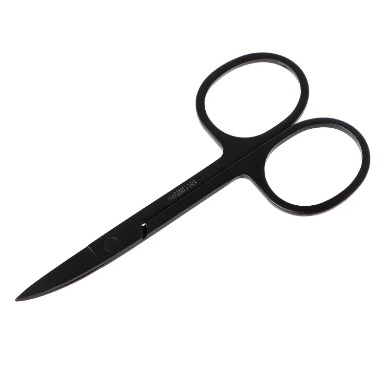 QIAOYAN портативные ножницы для стрижки бровей из нержавеющей стали снятие макияжа волос инструмент
