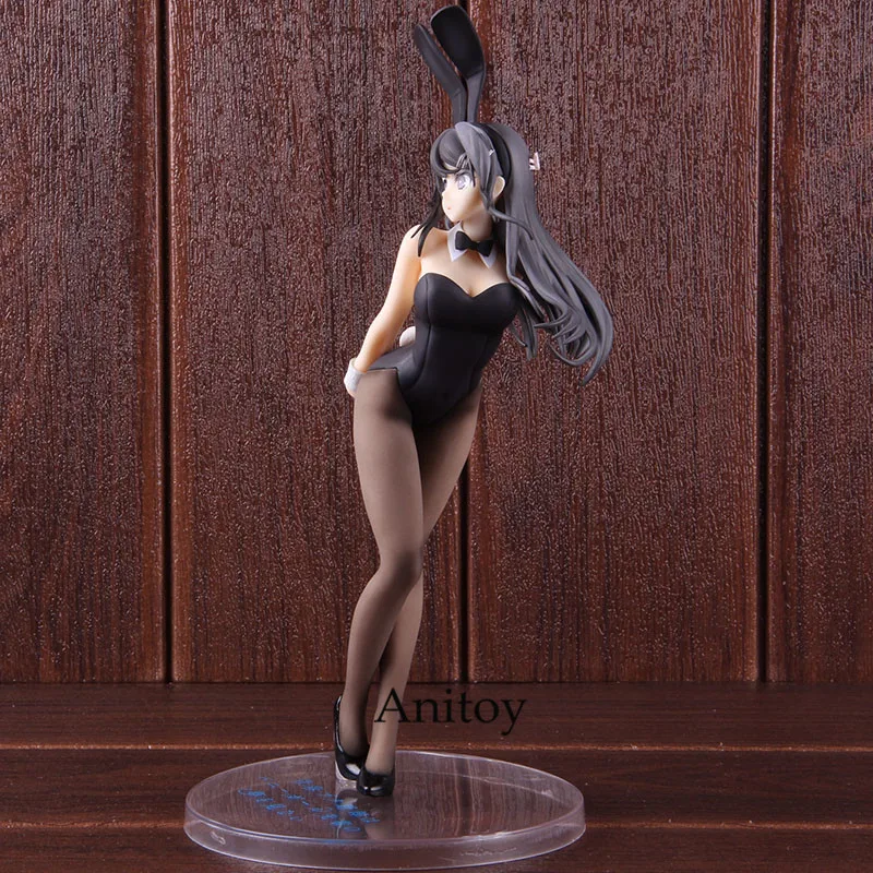 Seishun Buta Yarou Wa Bunny Girl Senpai Sakurajima Mai 1/7 Масштаб ПВХ фигурка Коллекционная модель игрушки