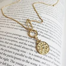 LouLeur 925 стерлингового серебра шикарная Пряжка Сова ожерелье, подвеска из золота свитер цепь 50 см Элегантное ожерелье для женщин праздничные украшения