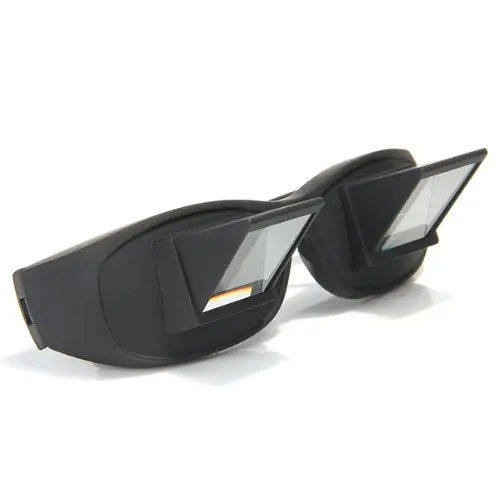 

Fashion Style Horizontal Lazy Prism Angled Glasses Lie Lying Down Reading Watch TV MYTL