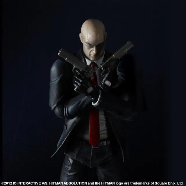 Play Arts Hitman Killer Agent 47 экшн фигурок Коллекционная модель игрушек 23 см|Игровые фигурки