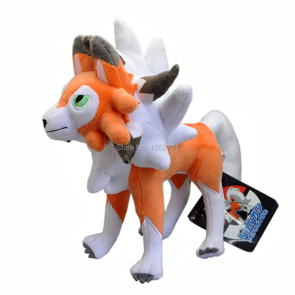 Lycanroc Dusk Form Rock-10inchT 12inch L-195g-34