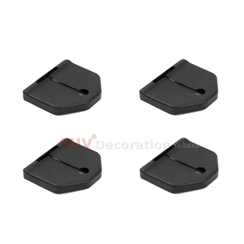 

For Land Rover Range Rover Evoque 2011-2016 Plastic Car Door Lock Buckle Protector Guard Lid Trim 4pcs