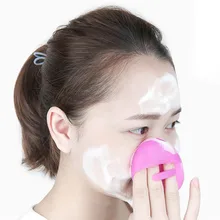 Инструменты для ухода за лицом Массажный коврик для умывания отшелушивающий для лица угревая лицевая чистый шампунь с силиконом щетка мягкая кожа-чистый силикон