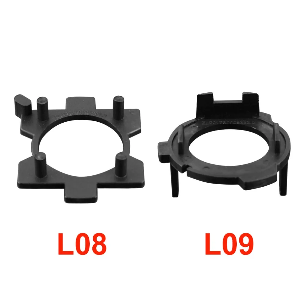 2 шт. H7 светодиодный фонарь H1 базовый держатель фиксатор розетка для фары адаптер для Ford Focus/Kia/Benz/BMW/Audi/Mazda/NISSAN/Skoda