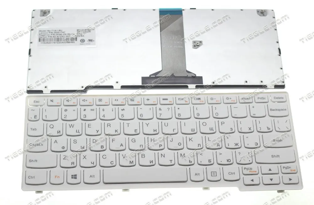 Новый русский ru для lenovo ideapad s110 s206 s205 t1a1 nsk-bd5su белый клавиатура ноутбука