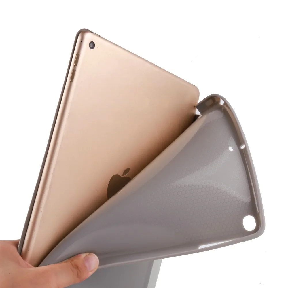 Чехол для Apple iPad 9,7 дюймов 2017/2018 для iPad Air 1/Air 2. Искусственная кожа обложка + ТПУ Мягкая силиконовая полный угол guard-YCJOYZW