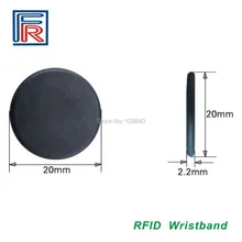 500 шт. 125 кГц PPS Моющиеся Прачечная RFID с TK4100 диаметр 20 мм компанией DHL