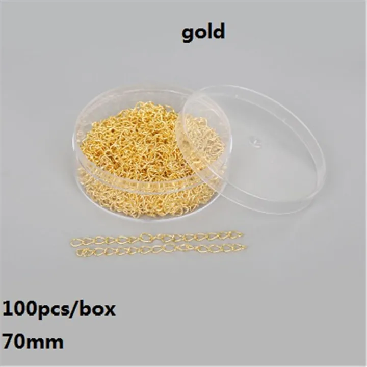 14 Jewelry Accessories Ear Hook T Pin Crimp Ends Extension Chain Open Jump Ring For Earrings Bracelet Hand Made Diy Jewelry Marking