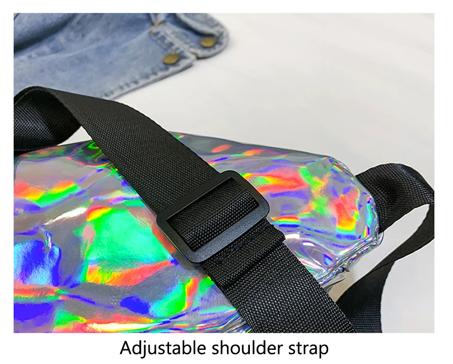 Free-Shipping- Laser-Waist-Packs-Bags-Women-Pure-Color-Fanny-Pack-Female-Belt-Bag-Black-PVC-Waist-Packs-Laser-Chest-Phone-Pouch-7