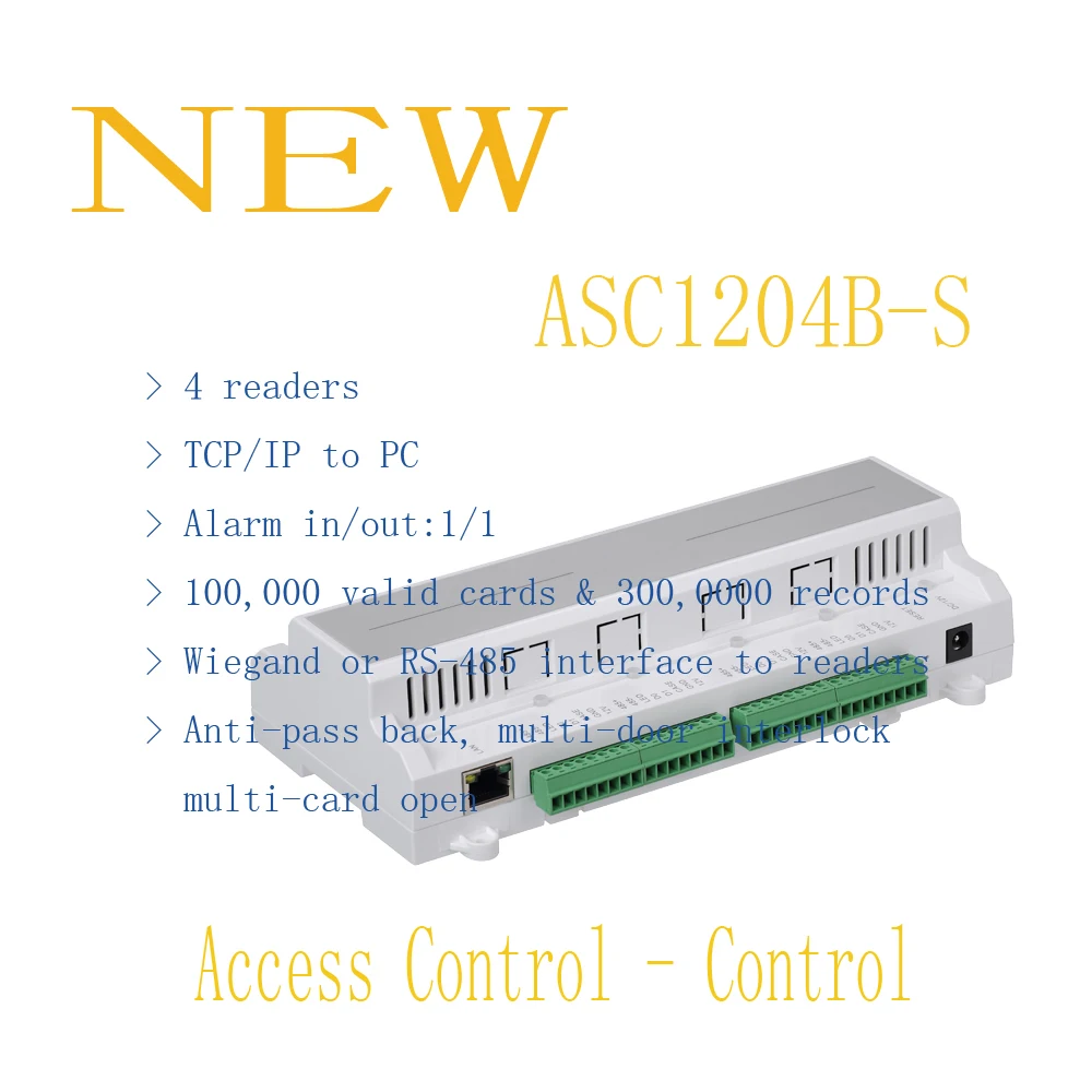 

Free Shipping DAHUA Access Control Controller Four Door Access Controller Without Logo ASC1204B-S