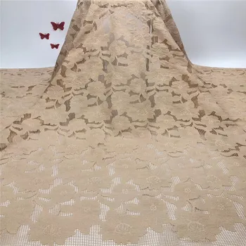 

Madison Tulle African Lace Fabric, Newest Dress Lace Fabric Gold Color Embroidery Clothes Fabric Tulle Lace