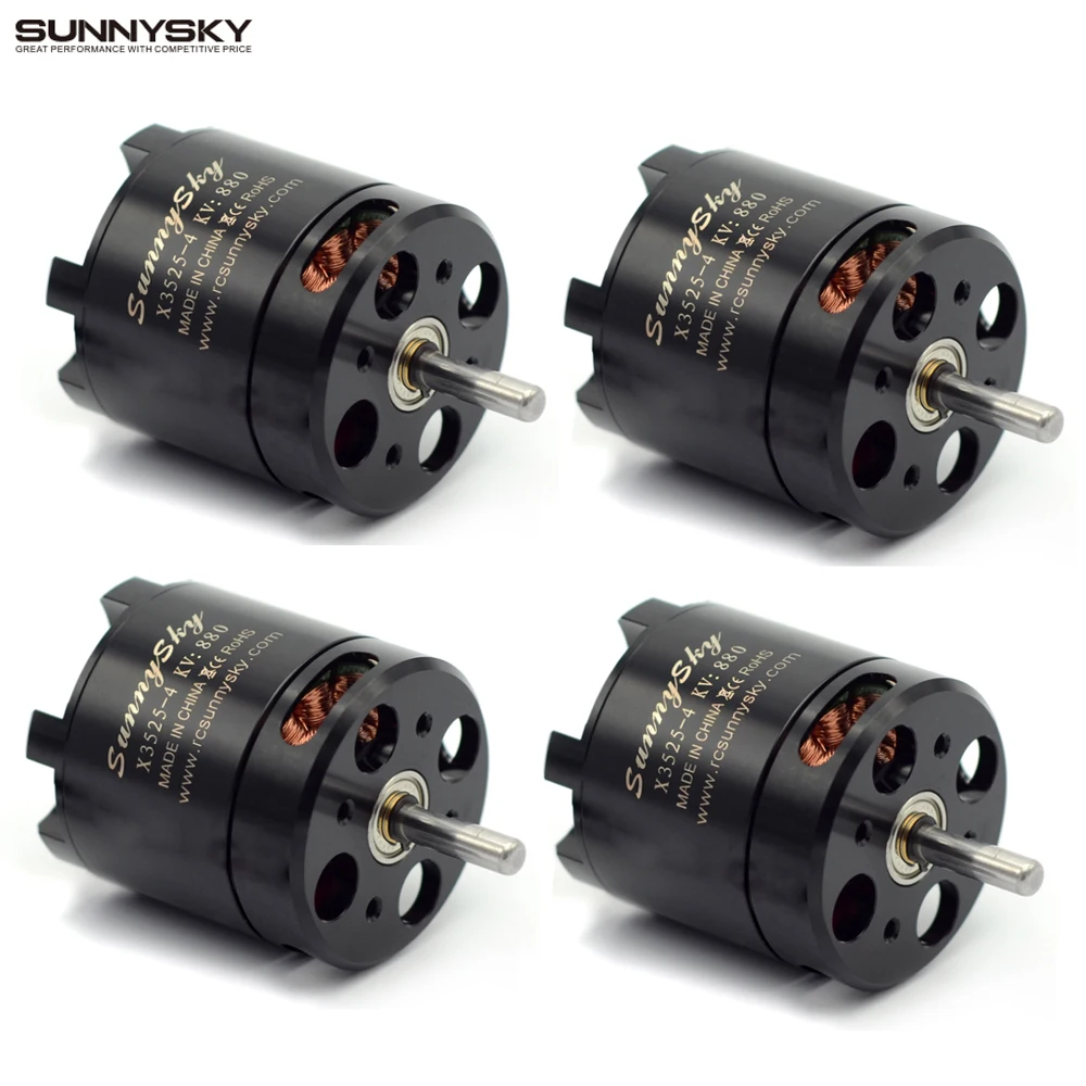 4pcs/lot SUNNYSKY X3525 520KV 720KV 880KV Brushless Motor X series for FPV Multicopter RC Quadcopter | Игрушки и хобби