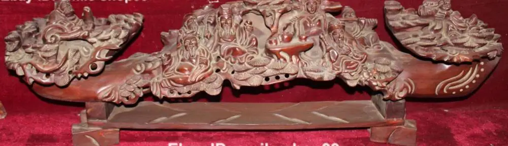 

100CM Huge Hand Huanghuali Wood Eight Immortals 8 God Belle Ruyi Ruyi Ru Yi