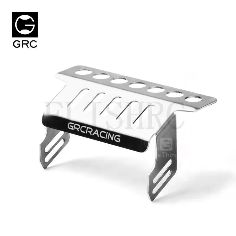 

GRC 1pcs Front Bottom Guard Metal Armor for 1/10 Defender Rc Crawler Car Traxxas Trx4 Ford Lower Shield Front Baffle