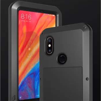 

Gorilla glass film gift) LOVE MEI Metal Waterproof Case For LG G7 ThinQ Shockproof Cover For LG G7 G5 G6 ThinQ cover capa