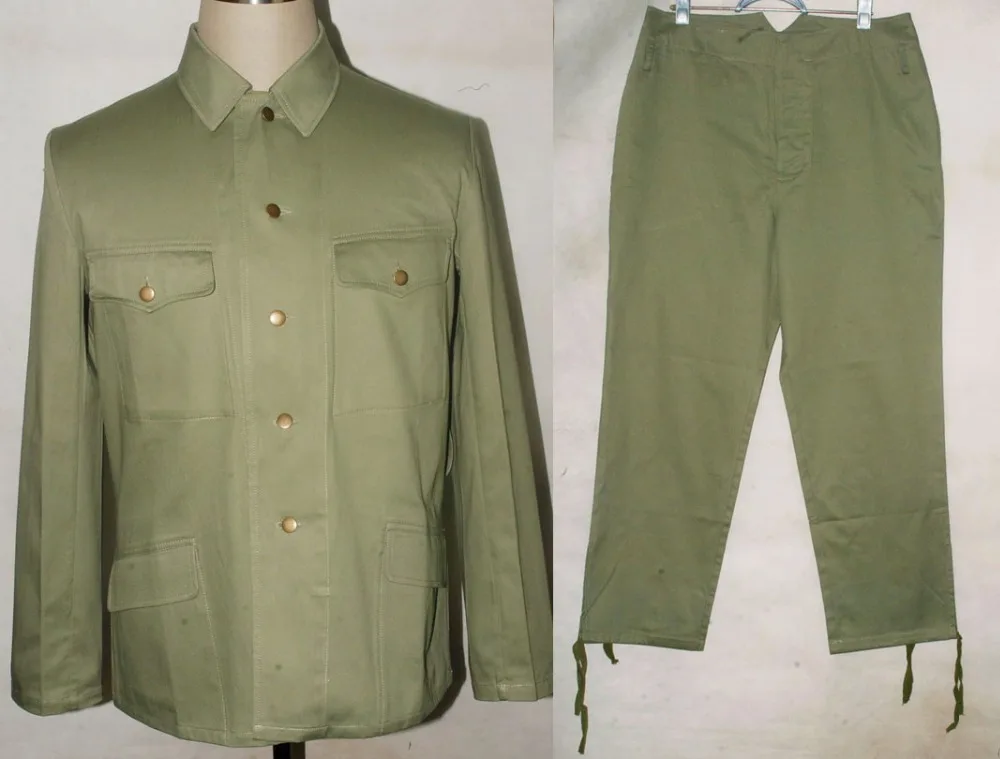 Второй мировой войны японская армия частный EM Туника жакетка и брюки форма в размерах-32220