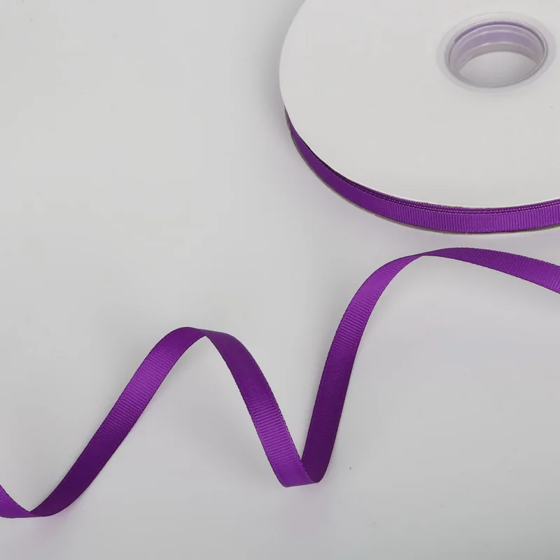 100 ярд 10 мм(3/") корсажные ленты ручной работы DIY аксессуары для головных уборов Свадебная декоративная подарочная упаковка - Цвет: Purple