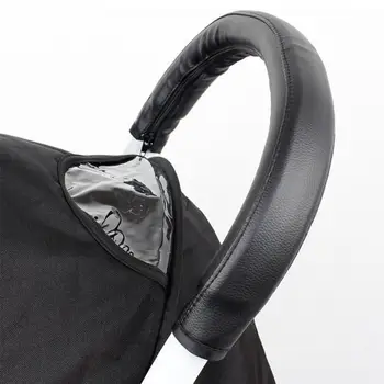 

Pram Stroller Accessories Covers Handle Wheelchairs Baby Stroller Armrest PU Leather Protective Case for Yoyo Baby Stroller