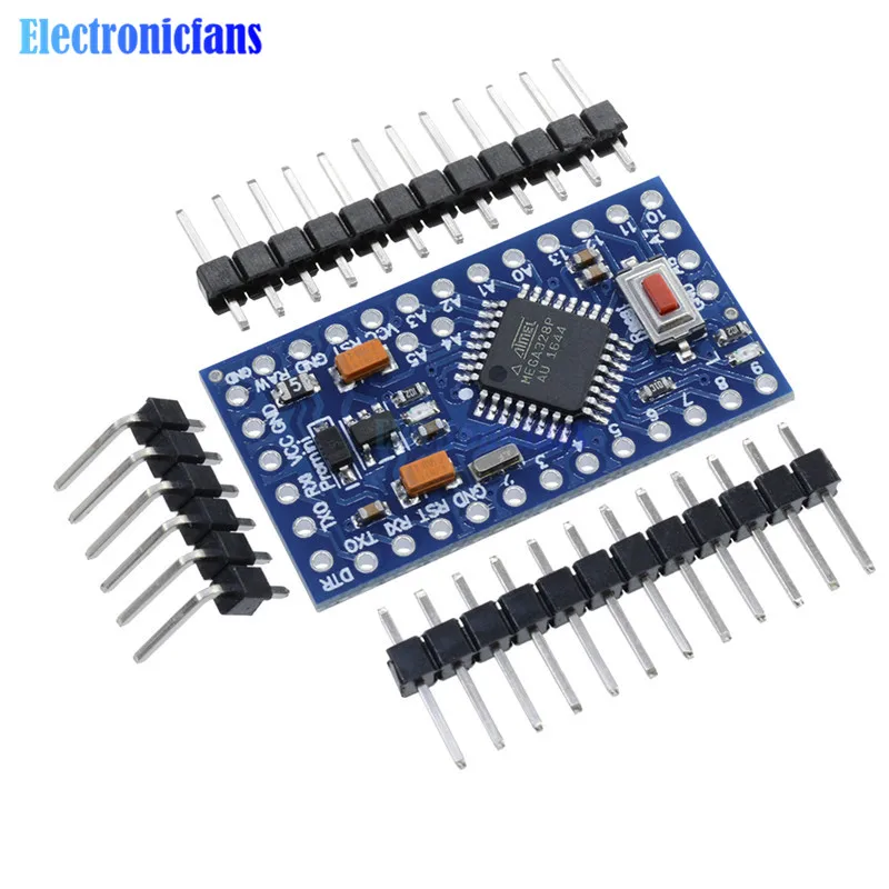 Модуль Pro Mini Atmega328 Atmega328P 3 В 5 8 МГц 16 для последовательной платы совместимой с Arduino