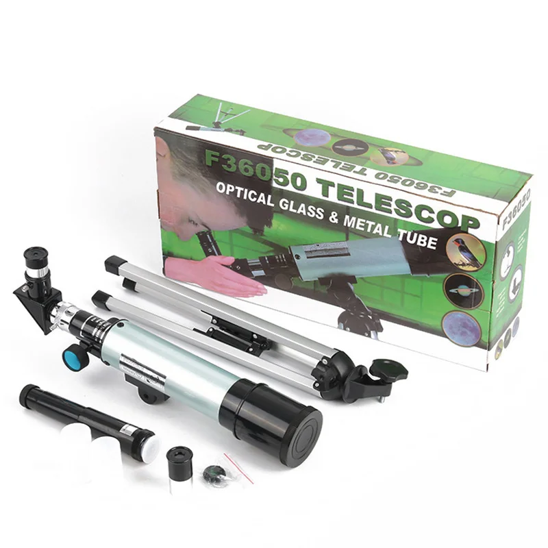 Outdoor Spotting Professional HD Telescope Astronomical Monocular Student entry  With Tripod Refractor Spyglass Zoom