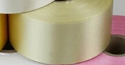 Высокое качество 5 ярдов 50 мм шириной полиэстер украшения торта атласная лента AA7696 - Цвет: Daffodil Yellow
