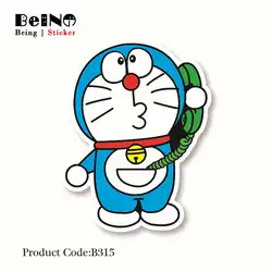 Doraemon Call Grin мультфильм наклейка сокровище сумка водостойкий чемодан для ноутбука гитара багаж скейтборд игрушка прекрасная B315 наклейка s QY