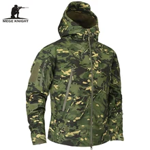 Mege Brand Clothing Autumn Men’s Military Camouflage Fleece Jacket Army Tactical Clothing Multicam Male Camouflage Windbreakers