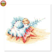 Девушка с большими пальцами, прослушивающая мир снов? Для девочек? Большой палец? Девушка Цифровая живопись известные картины абстрактная живопись