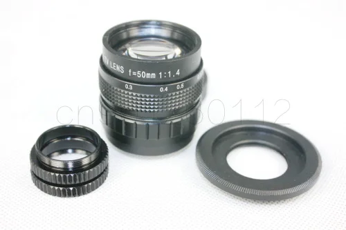 50 мм F1.4 CC ТВ для камеры наружного наблюдения + C Mount + макро кольцо для объектива Nikon 1 AW1 S2 J4 J3 J2 J1 V3 V2 V1 беззеркальных Камера C-NI