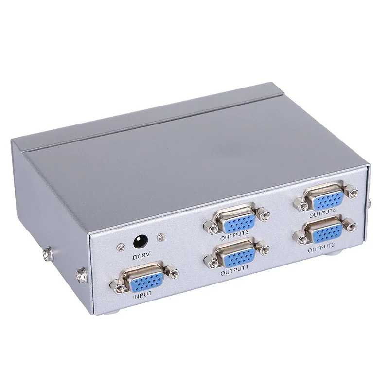 

MT-5004 VGA video splitter crossover ultra clear 1 into 4 out synchronous sharing multi-display same screen MT-5004