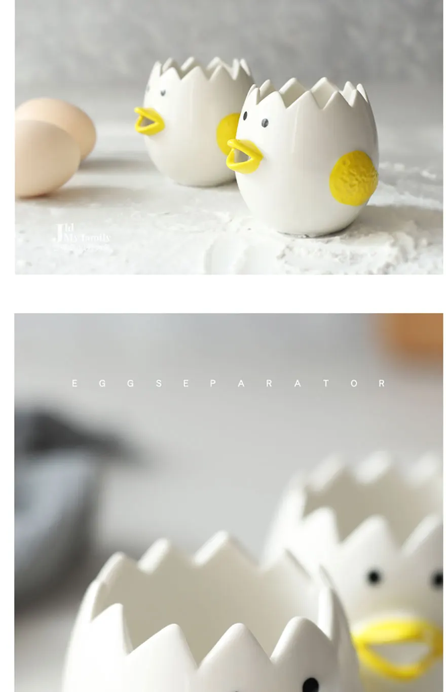 Utensilio De Cozinha блинчик для яичных разделителей керамический разделитель для пальцев рук для творческого желтка белка автоматический фильтр инструмент для выпечки