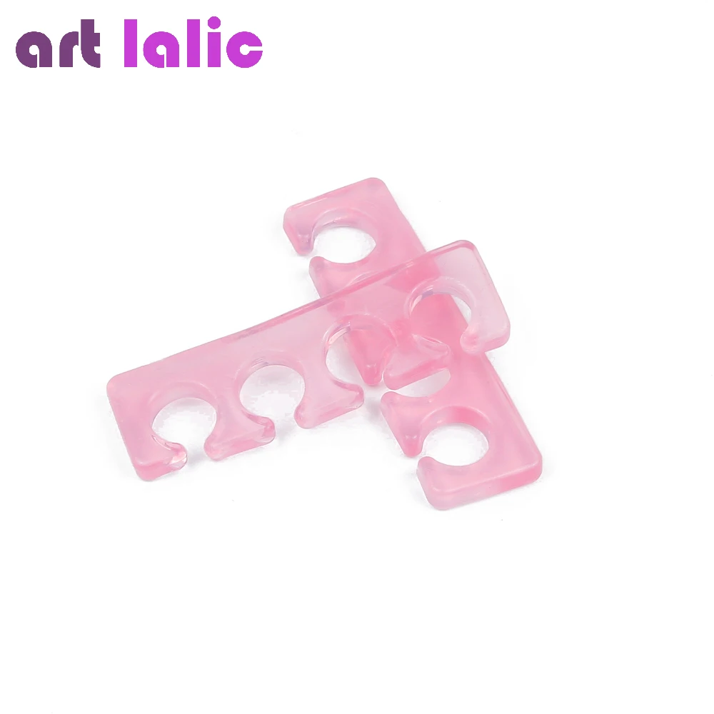 Nail Art Tools Finger Toe Separator Silicone Finger Separator for Manicure and Pedicure 1pair