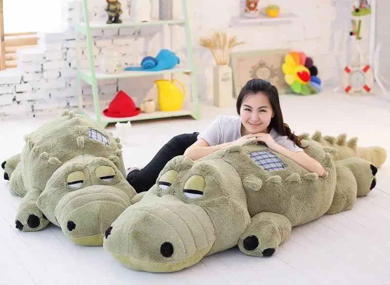 Новая коллекция 80 см 110 см 125 см Крокодил плюшевые игрушки крокодил мягкая кукла Вея Мягкая кукла плюшевая игрушка в подарок подарок для