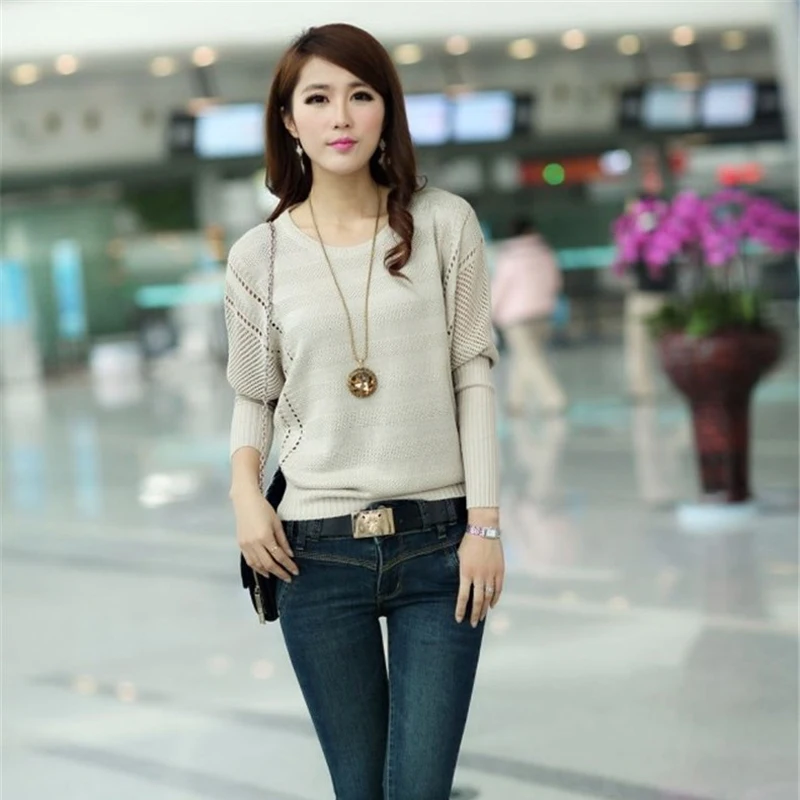 pull femme fashion 2015 winter women sweaters and pullovers long sleeve thin knitted sweater womens pullover woman jersey mujer