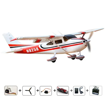 

RC airplanes RC cessna 182 RTF radios RC Planes 2.4Ghz 6CH radios control airplane EPO fixed wing plane brushless Free shipping