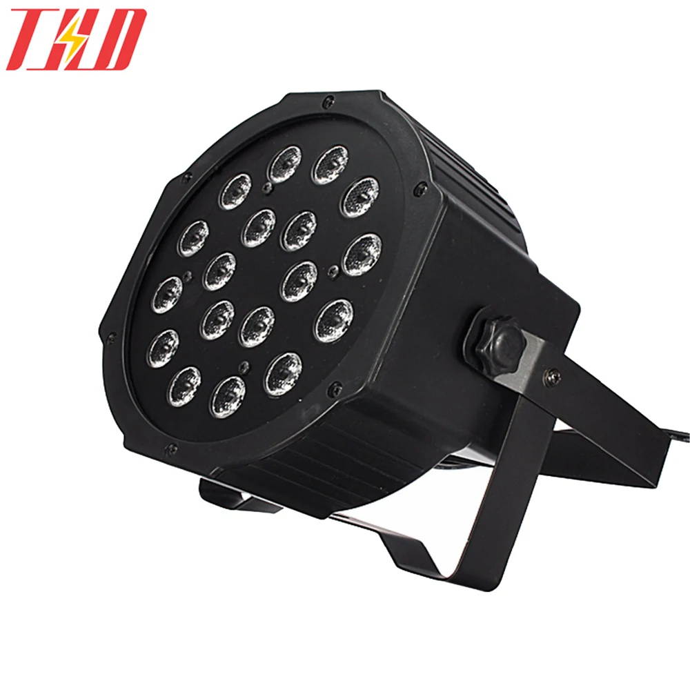 Быстрая доставка THD Освещение 18 rgb мини пар Телевизор с номинальной DMX Сценическое