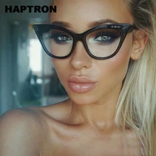HAPTRON Модные Винтажные Очки для глаз кошки Женские оправы для очков брендовые оптические прозрачные очки черные oculos okulary