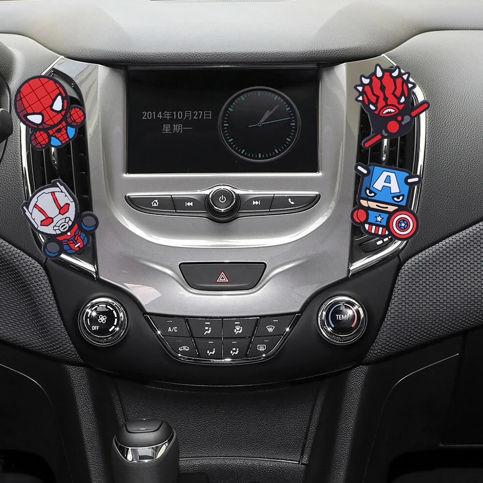 Cartoon Air Freshener Styling perfumes The Avengers Marvel Style Star Wars Iron Man Captain Auto Air Condition Vent Outlet Clip