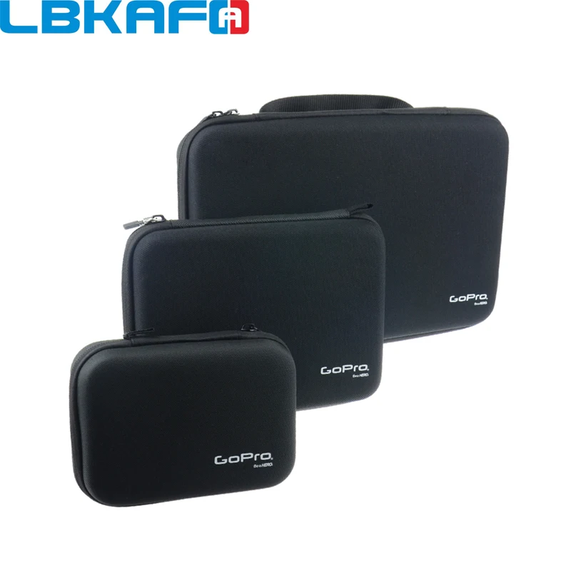 LBKAFA 3 размера нейлоновая коробка для хранения сумка GoPro Hero 8 7 6 5 SJCAM SJ4000 SJ5000 SJ6 SJ8 DJI YI