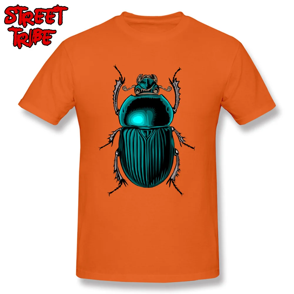 Normal bugs 35741 T Shirts Latest Summer/Autumn Short Sleeve O Neck T Shirt 100% Cotton Men's Design Tees Free Shipping bugs 35741 orange