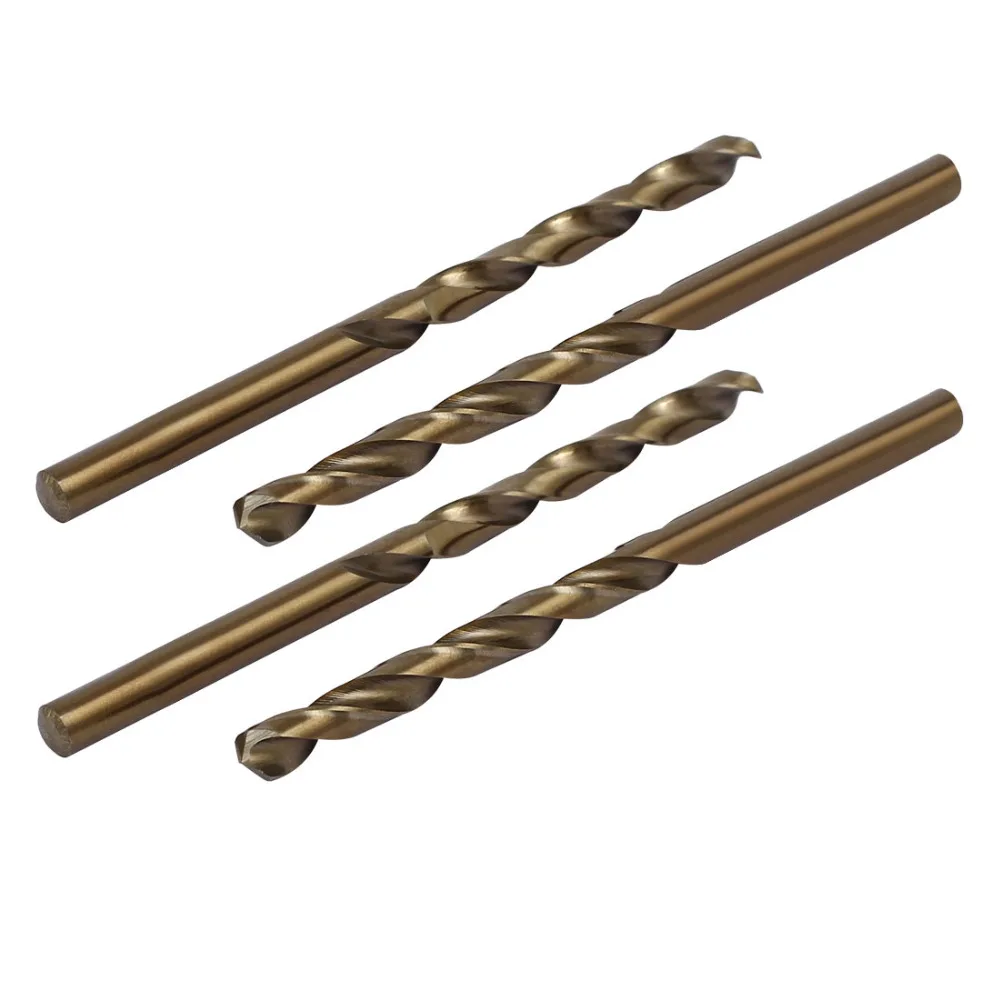 uxcell Straight Shank 5.8mm Diameter HSS Twist Drill Drilling Hole Bits 10 Pcs