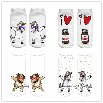 

star dancing unicorn print ankle socks girls 2018