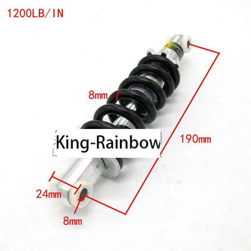 1 шт. 1200LB/в 750LB 650LB воздушный амортизатор мотоцикла задняя подвеска для 47cc 49cc мотороллер ATV Quad