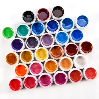 

31colors Pearl Color Gel Polish Nail Art Salon UV Nail Gel Polish Soak Off Gel Nail Polish Dry With UV Lamp Varnish