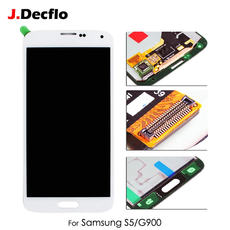 TFT/OLED ЖК дисплей для Samsung Galaxy S5 G900 I9600 G900F сенсорный экран дигитайзер сенсорная