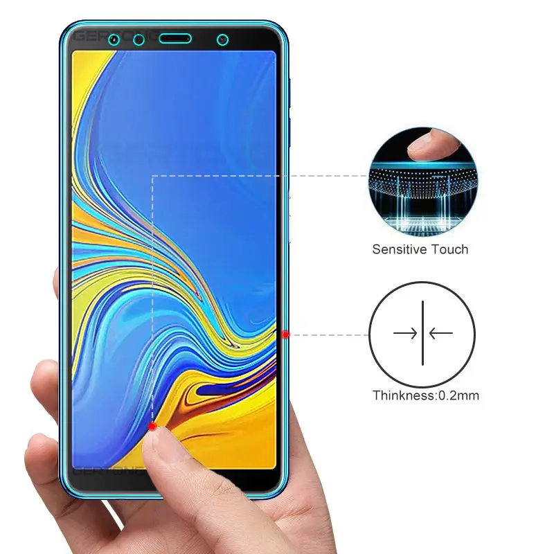 Защитное стекло для samsung Galaxy A7 A750, закаленное стекло для samsung A7, защитная пленка для экрана, защитное стекло 9H