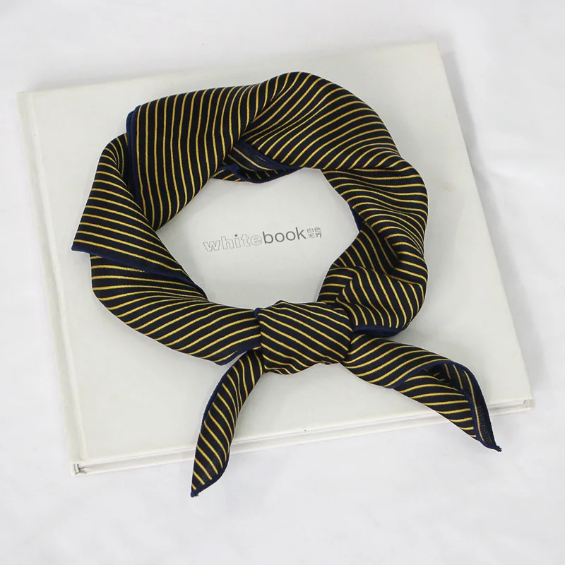 16 дизайнов, шикарный маленький квадратный шелковый шарф, Женский, многофункциональная сумка, украшение, платок для волос, бандана с принтом - Цвет: 7