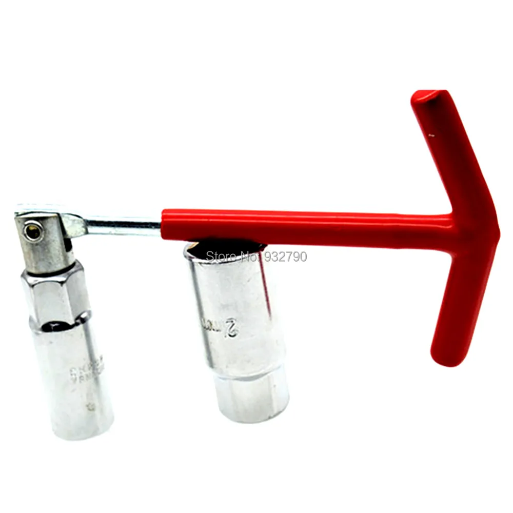 Spark Plug Socket Set Remover Installer 16mm 21mm T Handle Flexible