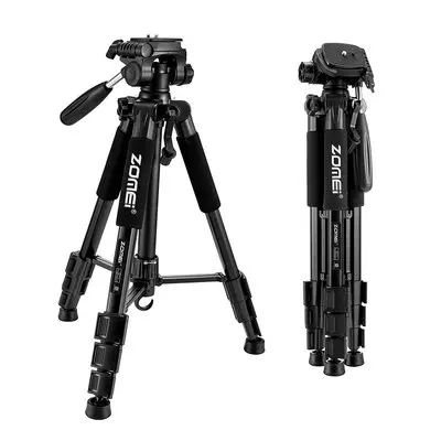 

New Zomei Tripod Q111 Professional Portable Travel Aluminium Camera Tripod Accessories Stand with Pan Head for Canon Dslr Camera